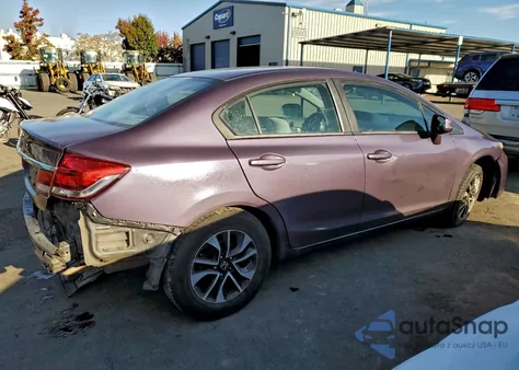 2014 Honda Civic Ex from USA, damaged, VIN 19XFB2F84EE211049